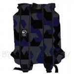 YOUTH BACKPACK YES T-71 DOUBLE UP BLACK AND BLUE, 5-7 CLASSES - image-1